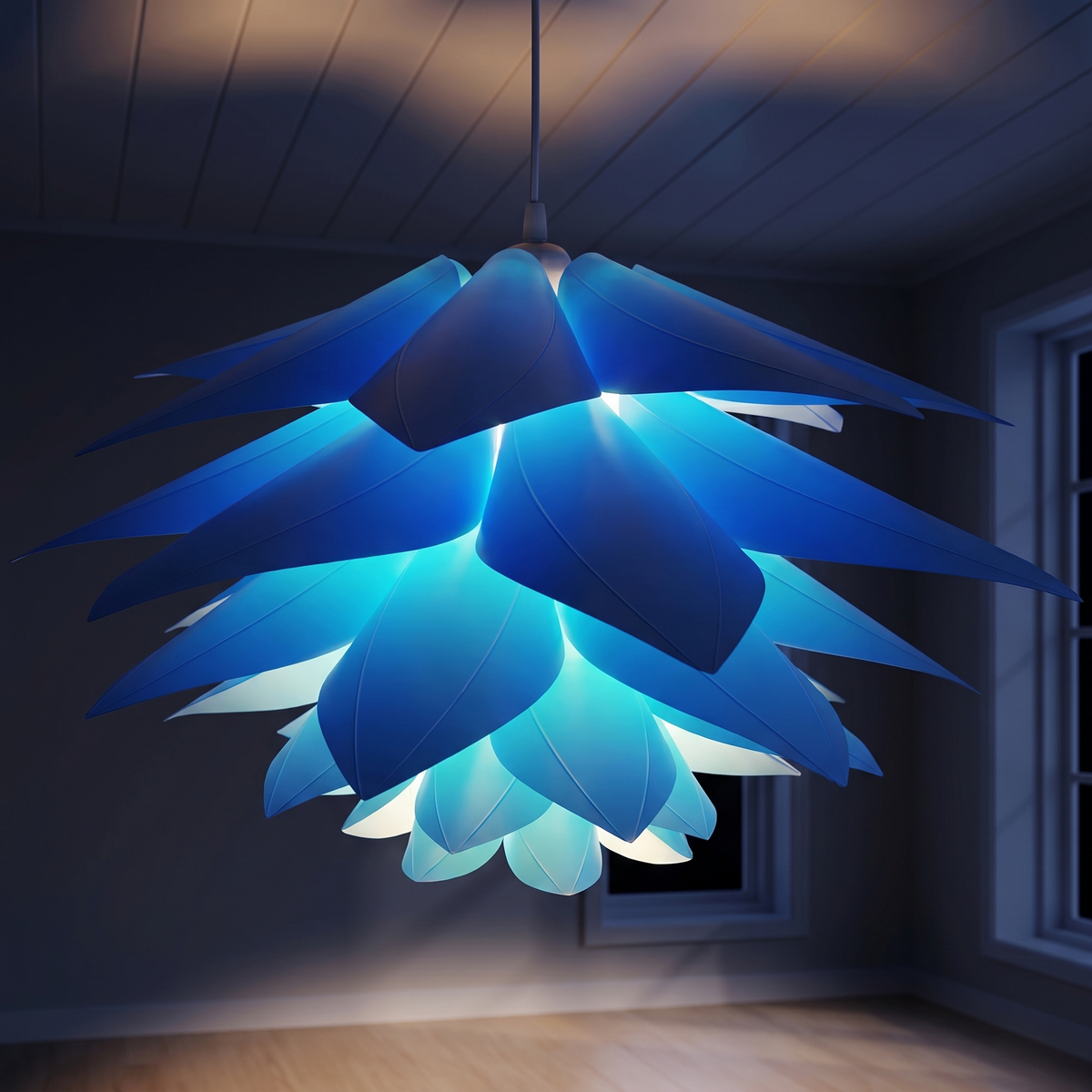 Fioletowa lampa wisząca | Talessa