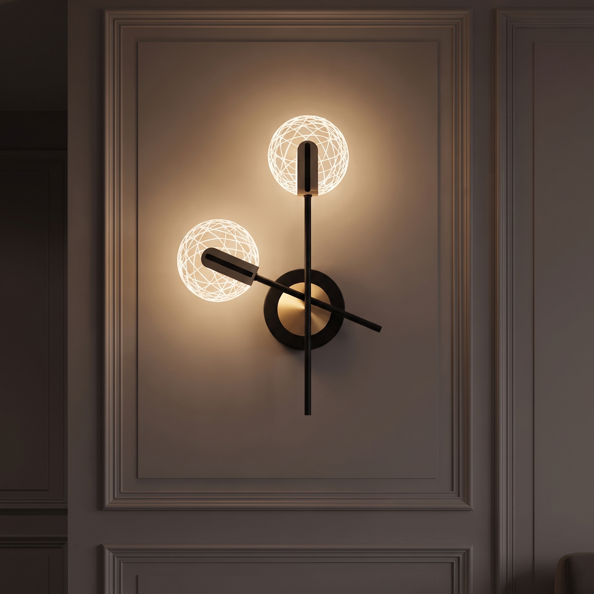 Kinkiet led na ścianę – designerski, energooszczędny | NOIVAR