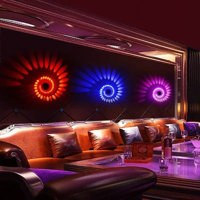 Kinkiet LED RGB do jadalni