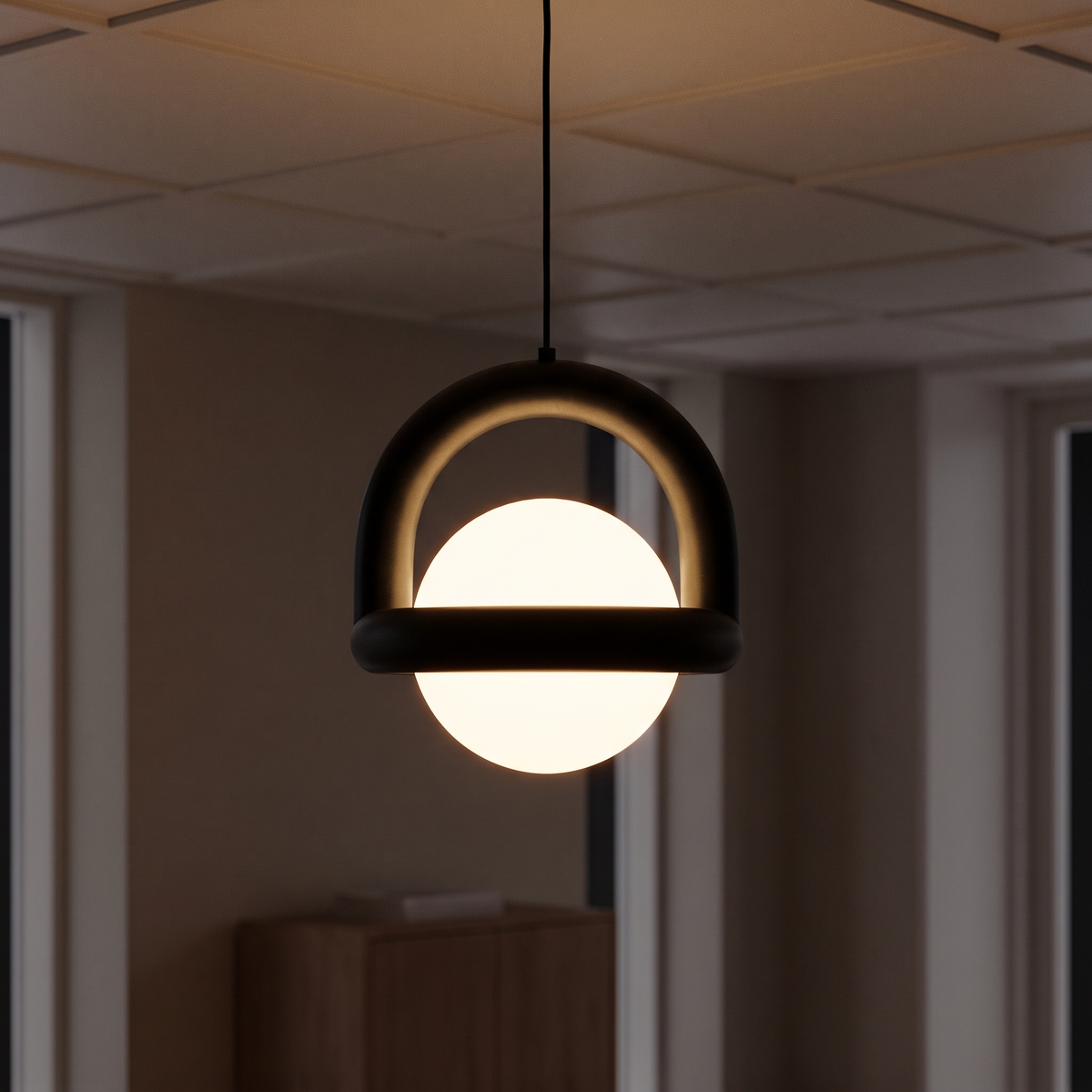 Lampa pierścieniowa wisząca | Illita