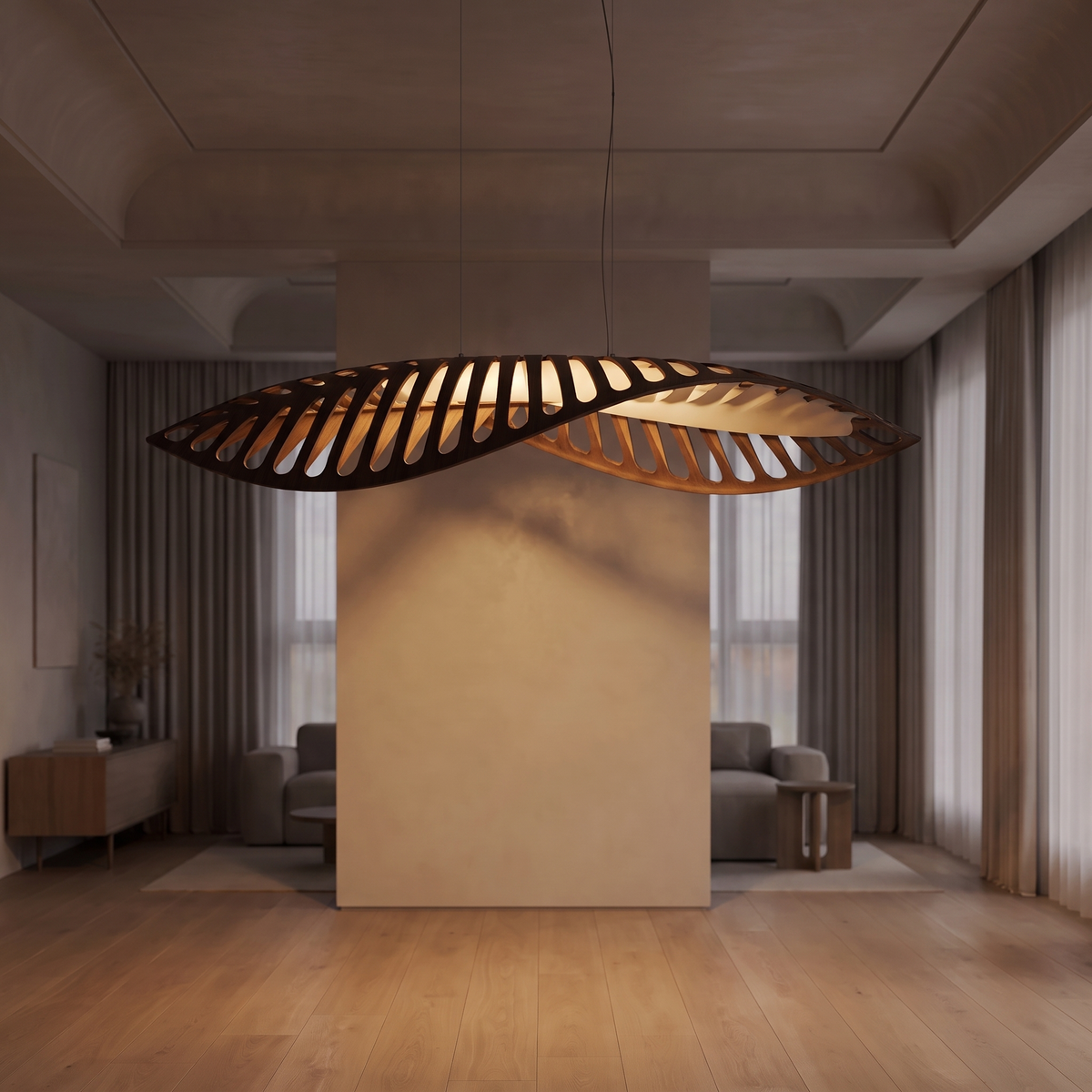 Lampa wisząca bamboo | Magesca