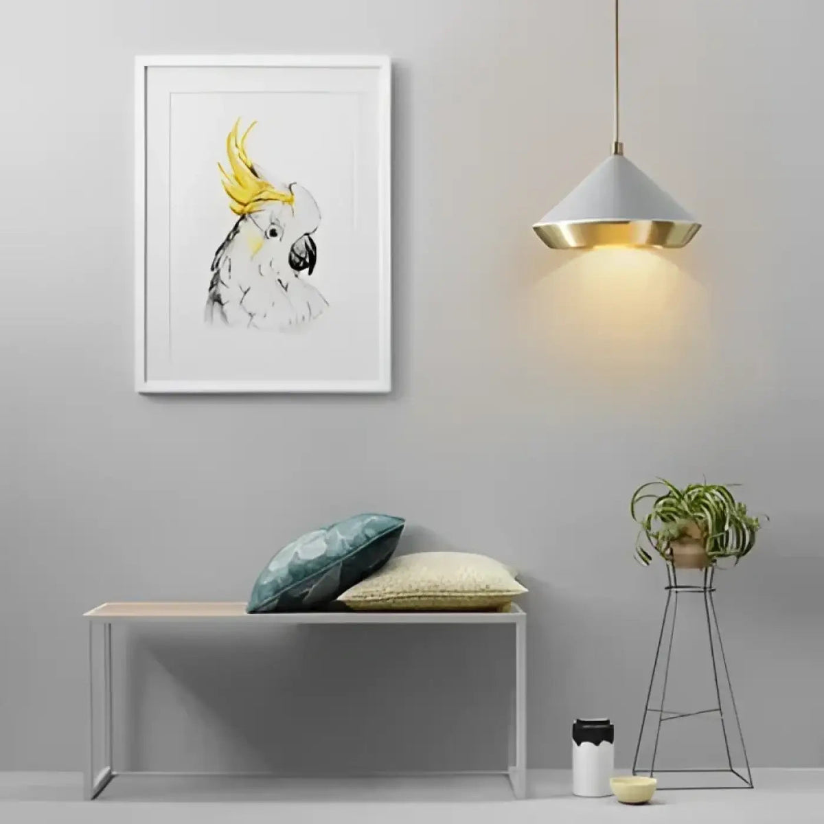Lampa wisząca czarna LED | Clarante