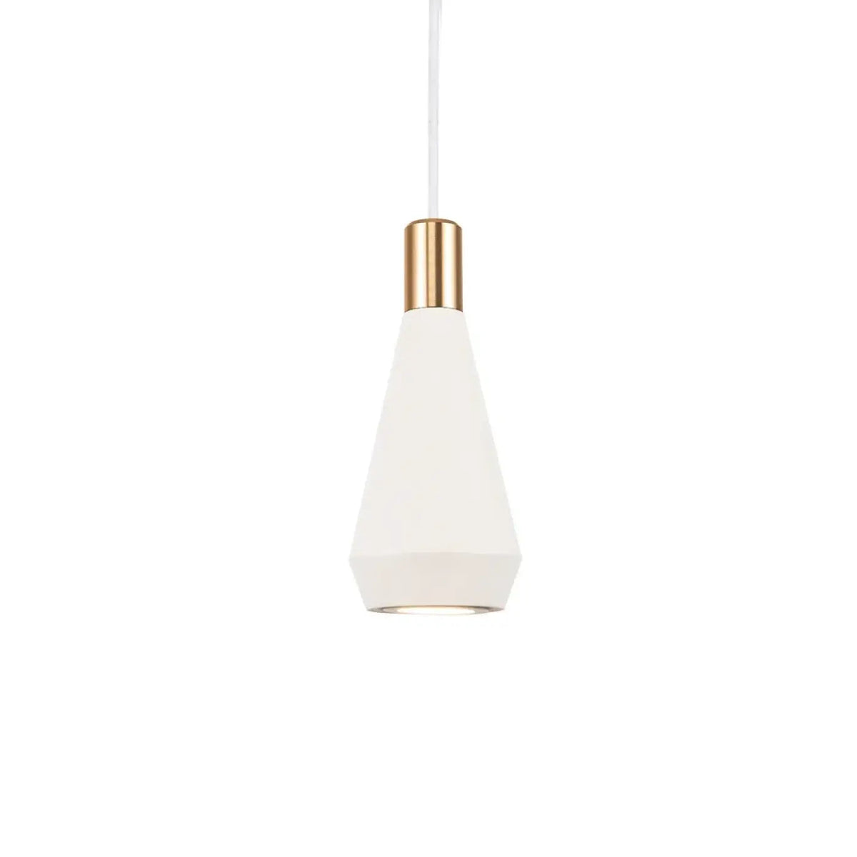 Lampa wisząca metalowa stożkowa czarna | Amalante