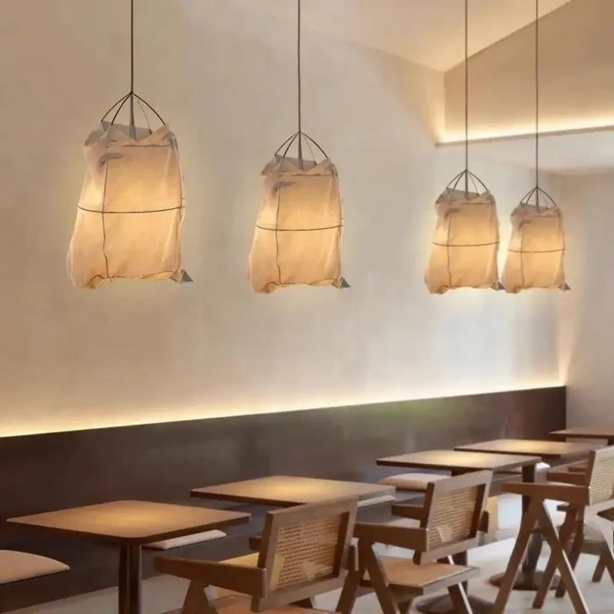 Lampa wisząca skandynawska oryginalna tkanina | Ubalavia