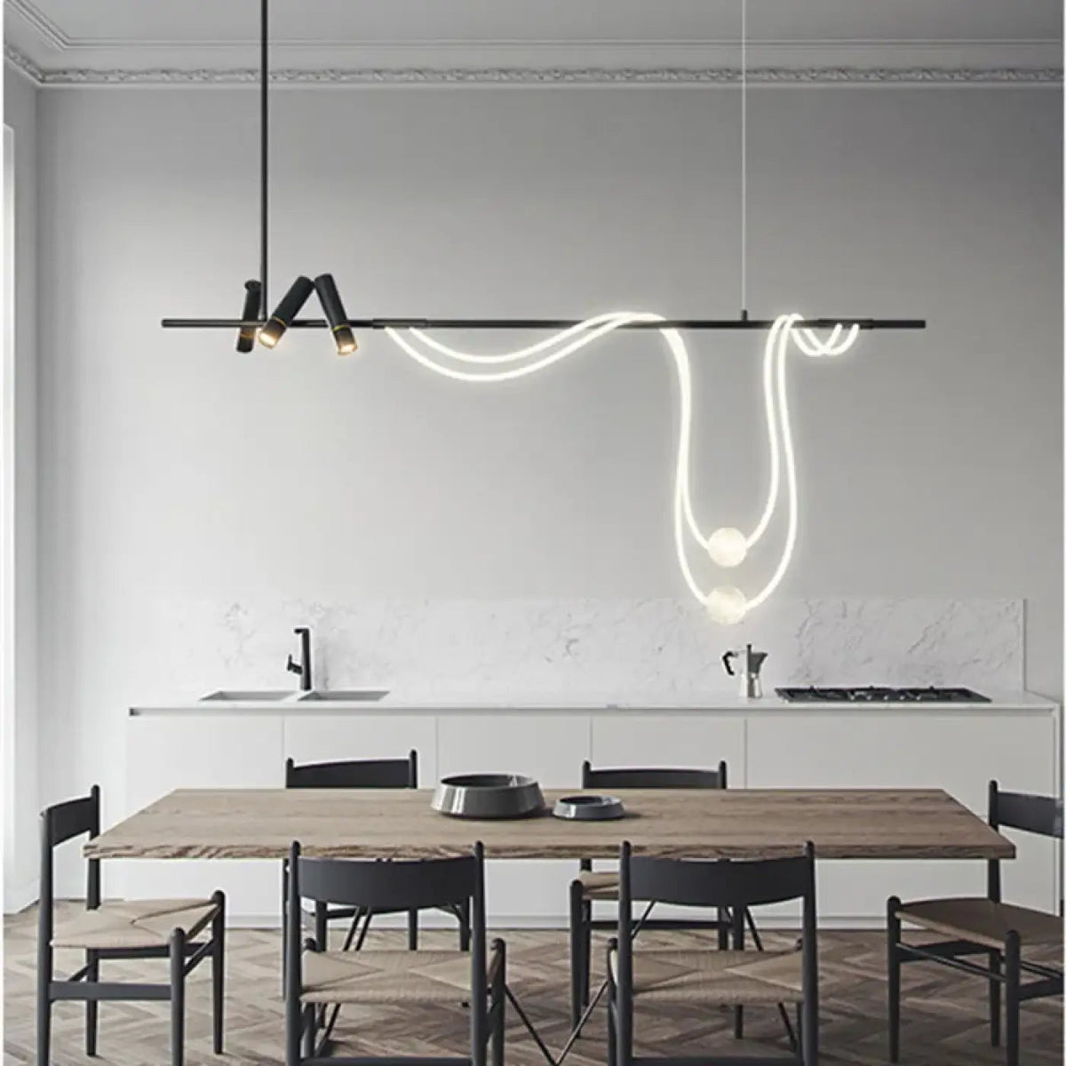 Lampa wisząca sznur | Elmelia