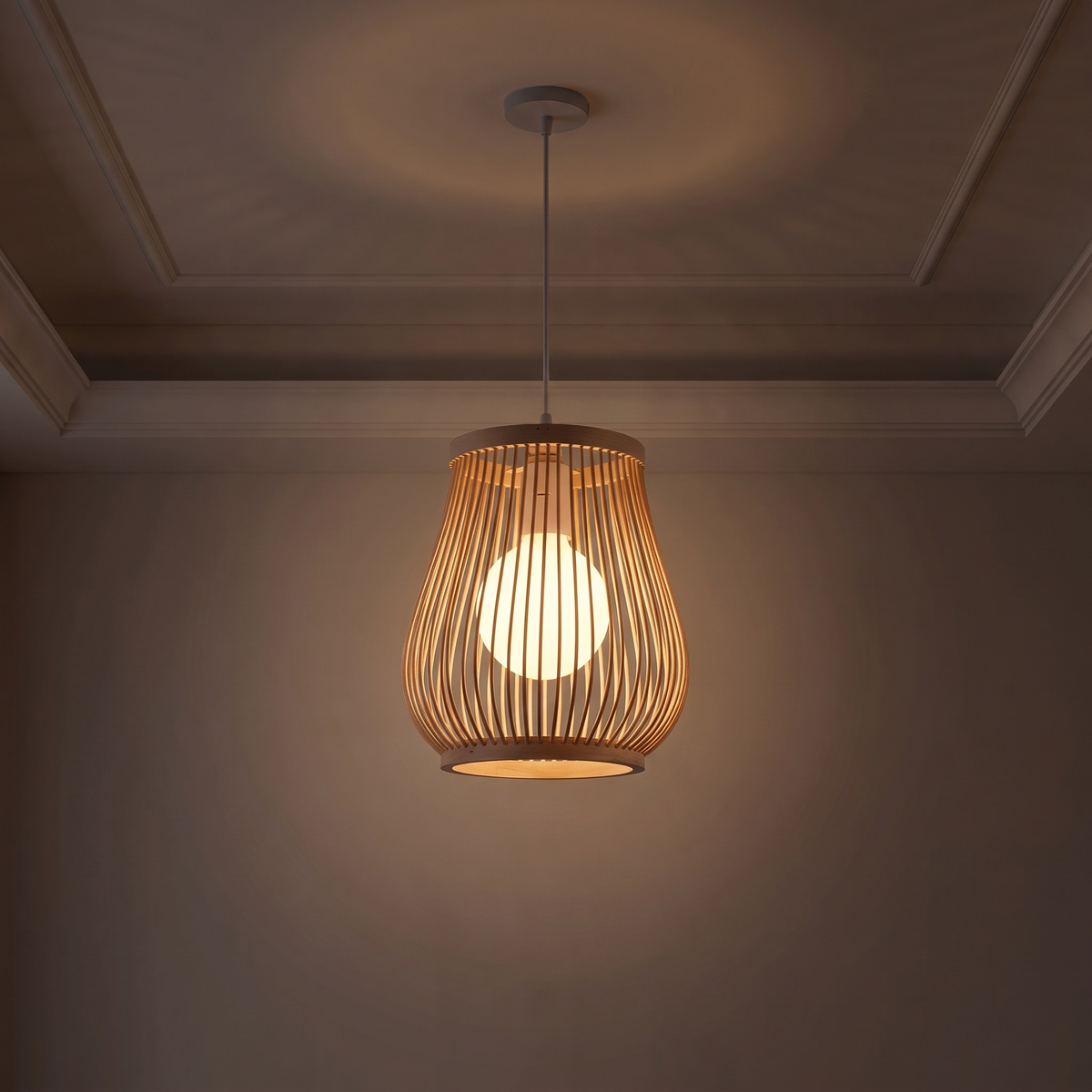 Lampa wisząca z bambusa | Nardena