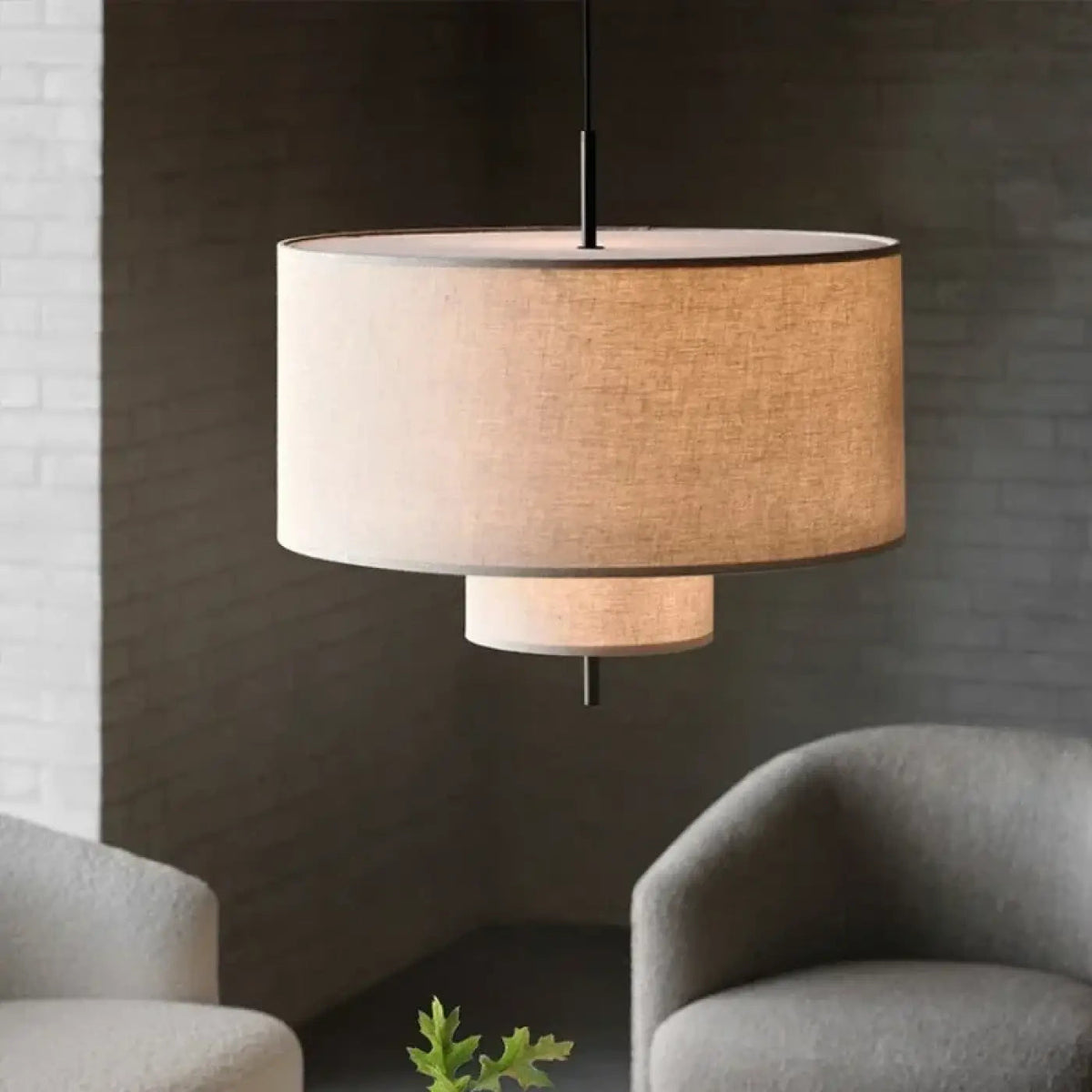 Lampa wisząca z tkaniny | Oranta