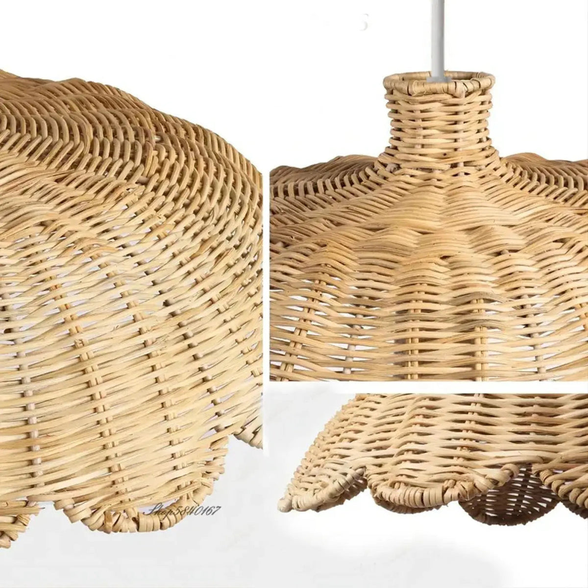 Lampa wisząca naturalna art déco | Gemmilla
