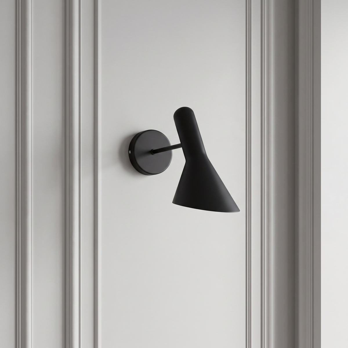 Czarny kinkiet do sypialni – nowoczesny LED | CONARO