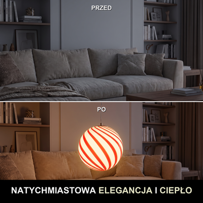 Czerwona lampa wisząca | Nellara