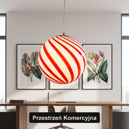 Czerwona lampa wisząca | Nellara