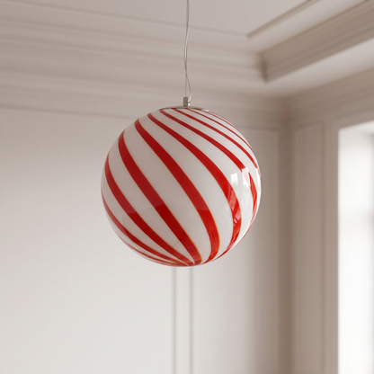 Czerwona lampa wisząca | Nellara
