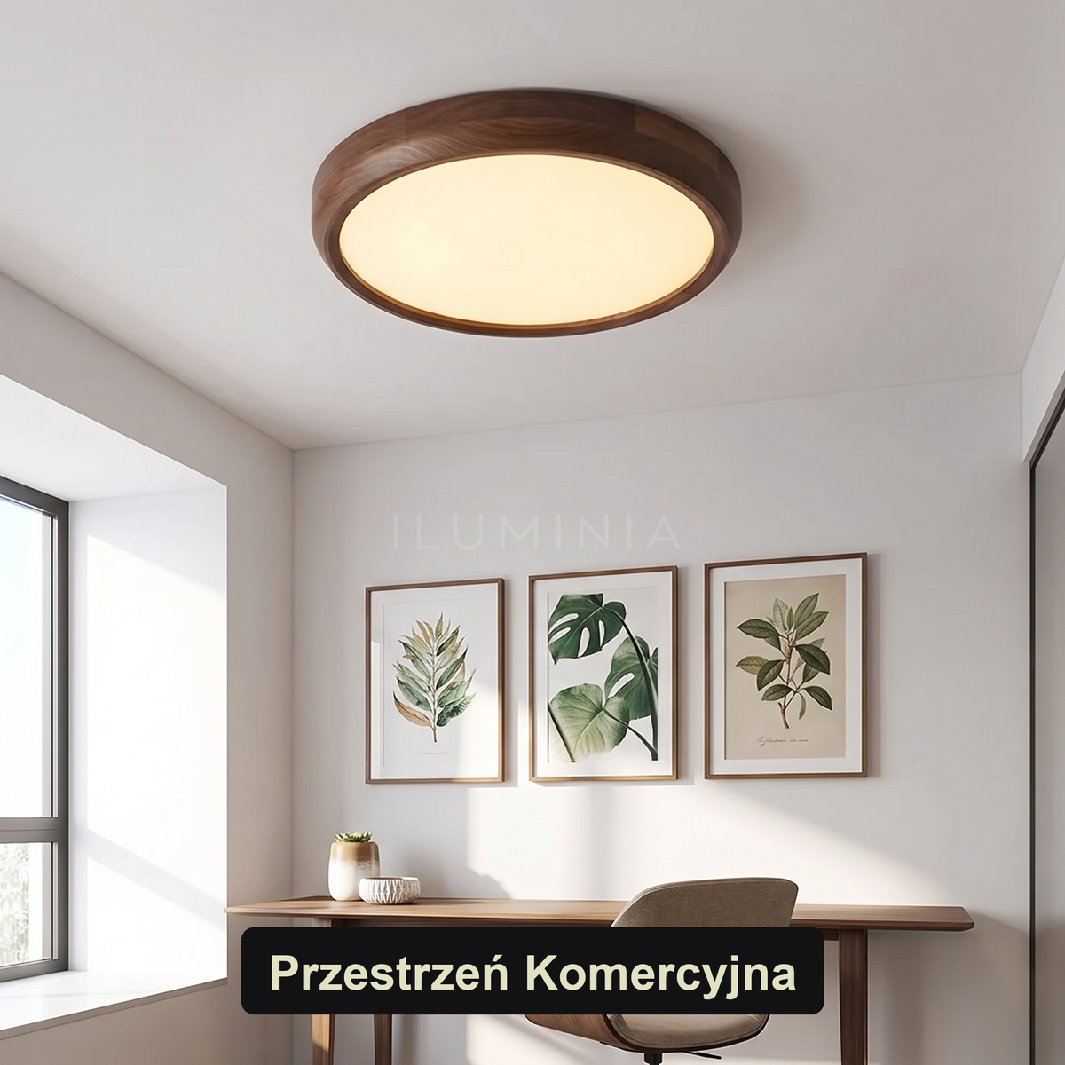 Duży plafon LED do salonu | Riflisa