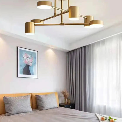 Elegancki plafon do salonu w stylu art déco