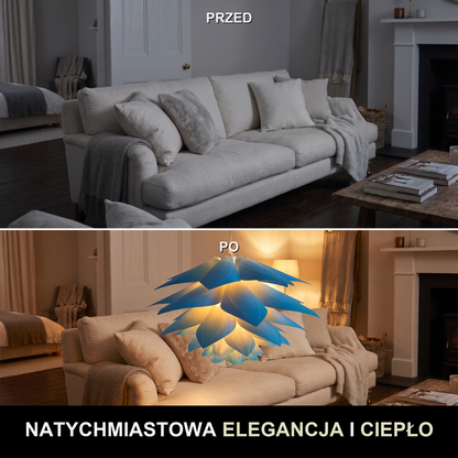 Fioletowa lampa wisząca | Talessa