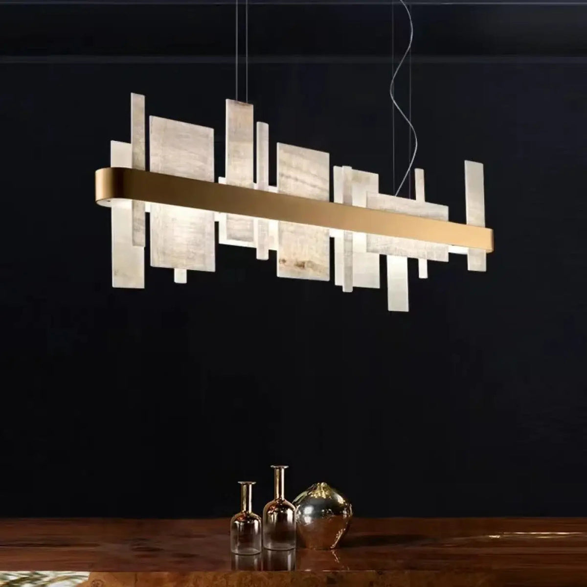 Geometryczna lampa wisząca | Elmenza