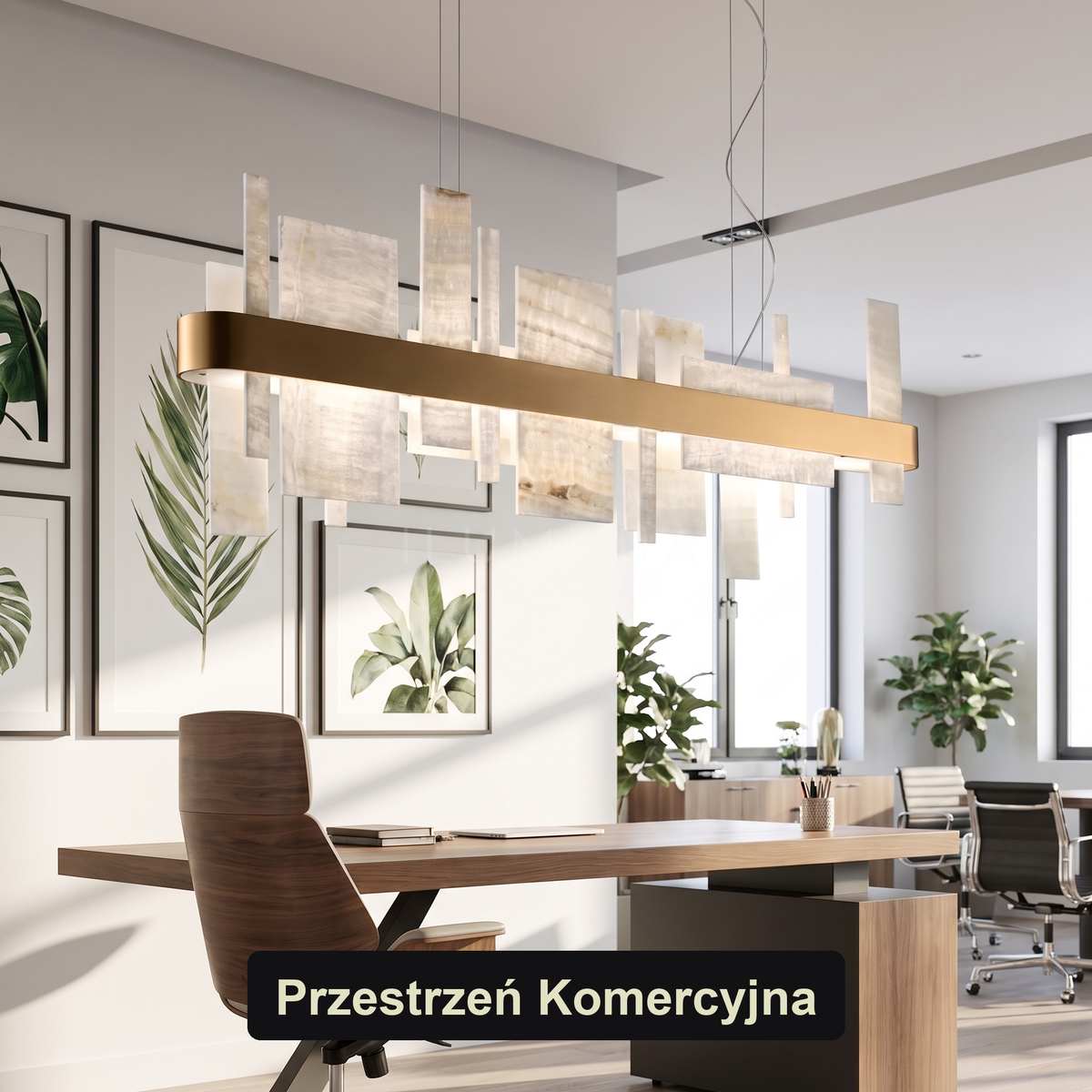 Geometryczna lampa wisząca | Elmenza