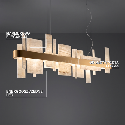 Geometryczna lampa wisząca | Elmenza