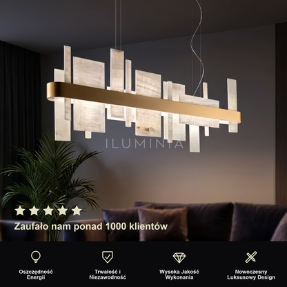 Geometryczna lampa wisząca | Elmenza