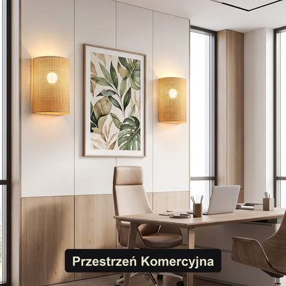 Kinkiet bambusowy – naturalny, zen | BAMBA