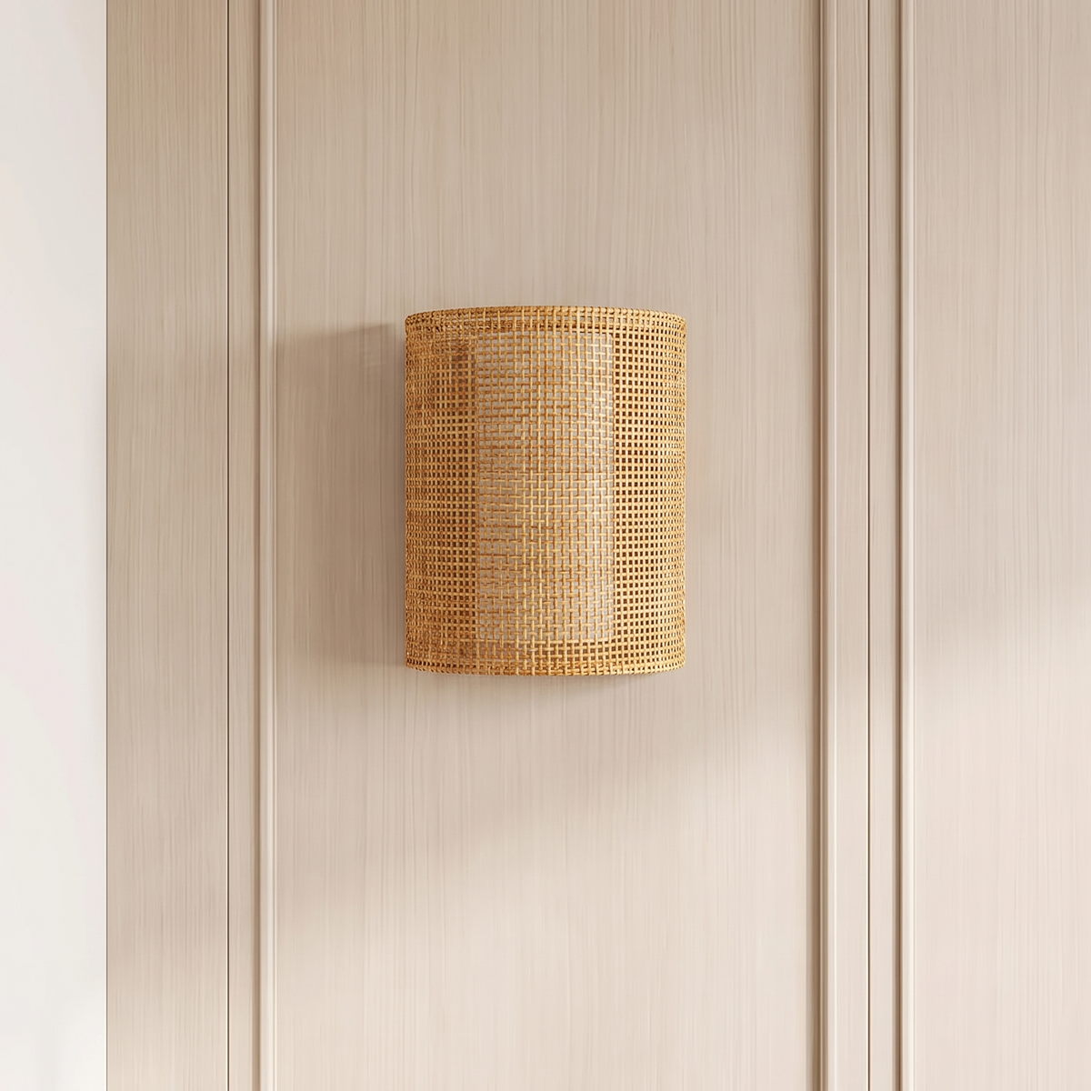 Kinkiet bambusowy – naturalny, zen | BAMBA