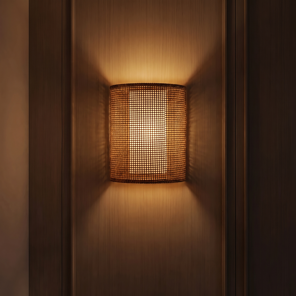 Kinkiet bambusowy – naturalny, zen | BAMBA