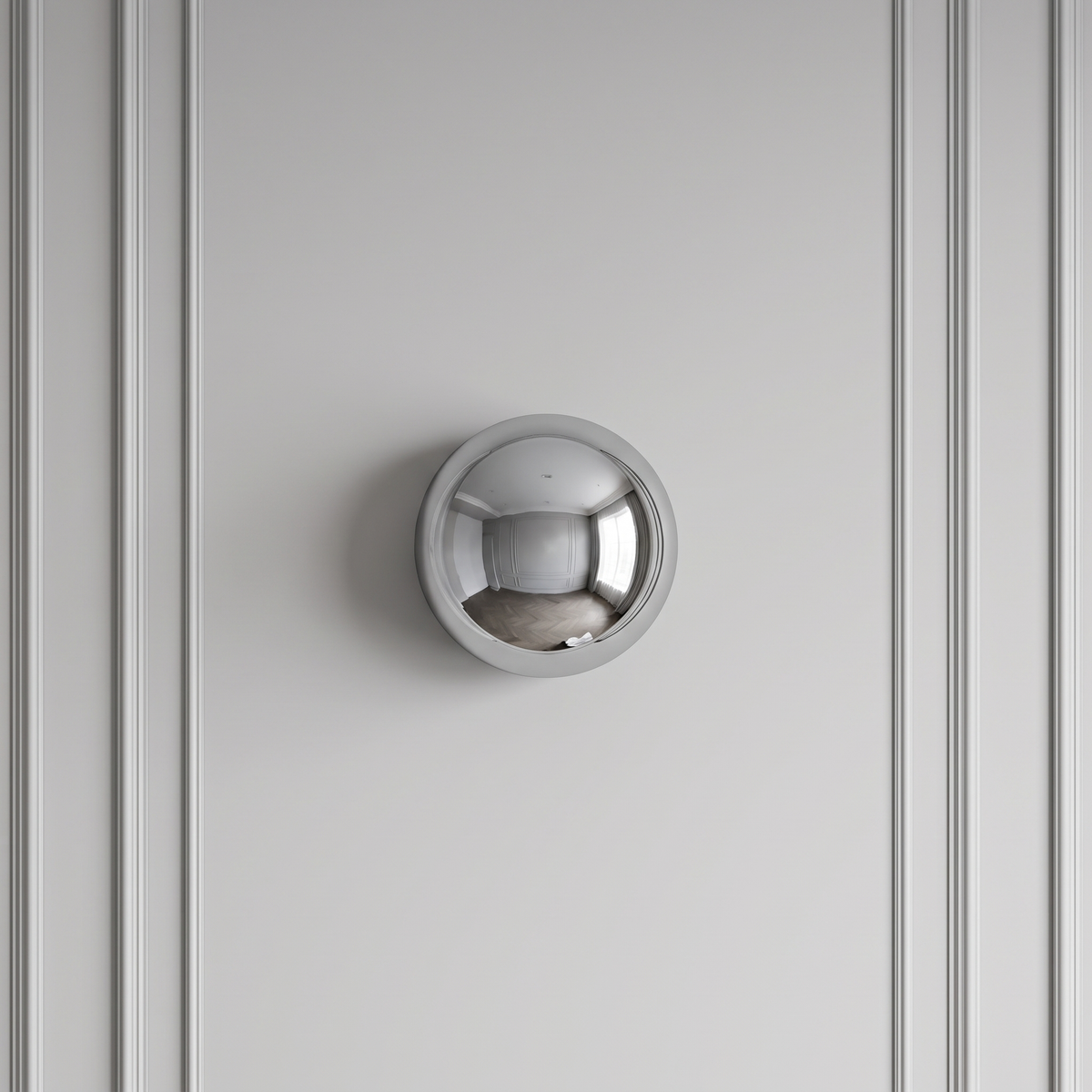 Kinkiet chrom – okrągła lampa LED | BOULIA