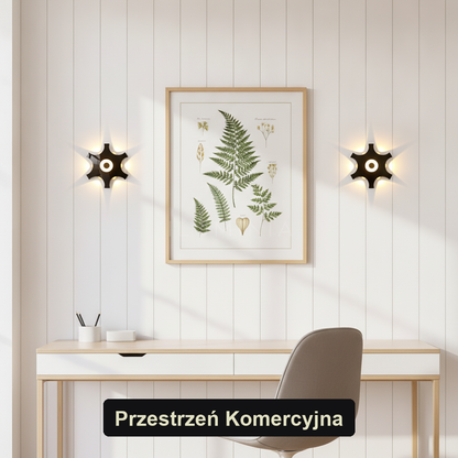 Kinkiet czarny led – gwiazda, dekoracyjny – ujęcie 7