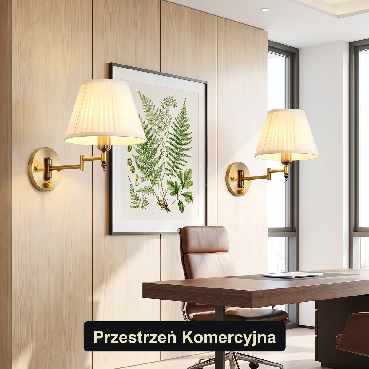 Kinkiet do czytania złoty | ABRELIS – przestrzeń komercyjna