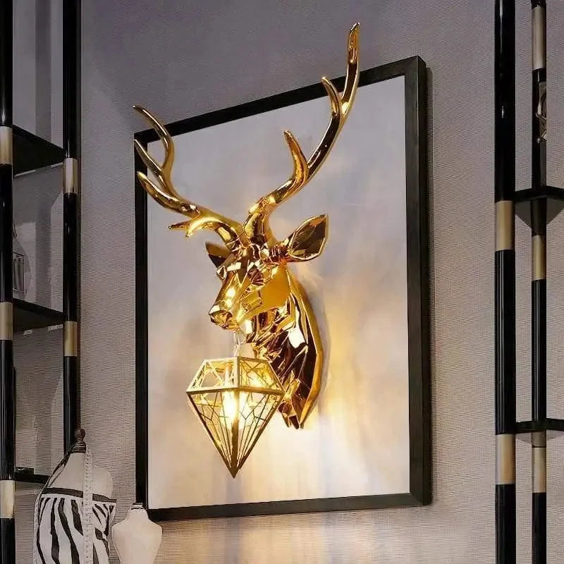 Kinkiet jeleń – dekoracyjny LED – ujęcie 2