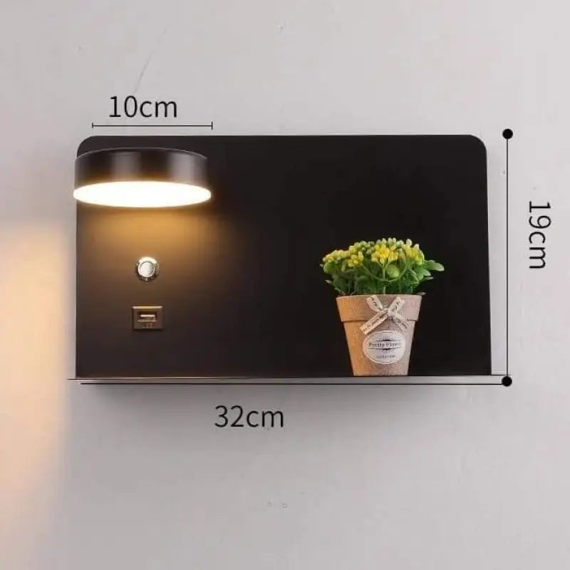 Kinkiet ładowany USB do biura