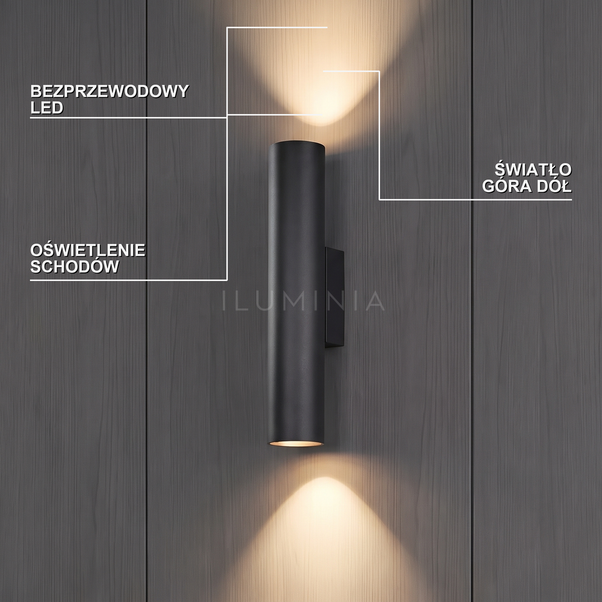 Kinkiet LED bezprzewodowy | NOXIRA