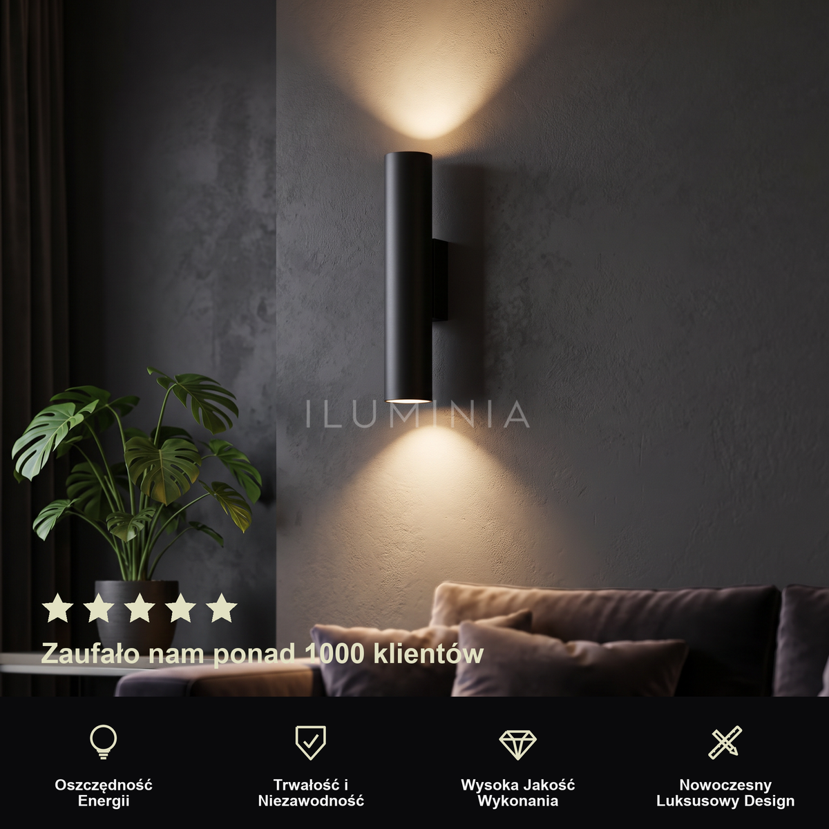 Kinkiet LED bezprzewodowy | NOXIRA