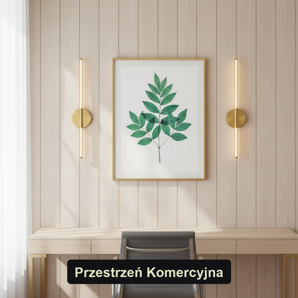 Kinkiet led na baterie | LINEA – przestrzeń komercyjna
