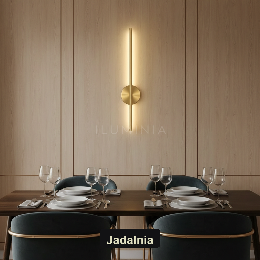 Kinkiet led na baterie | LINEA – jadalnia