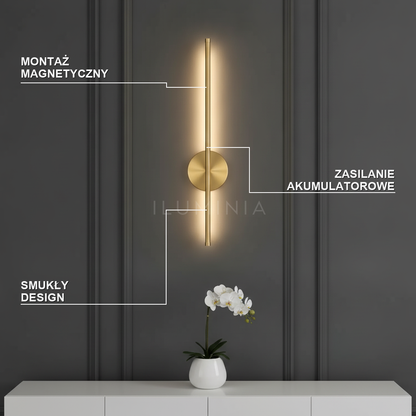 Kinkiet led na baterie | LINEA – cechy i funkcje