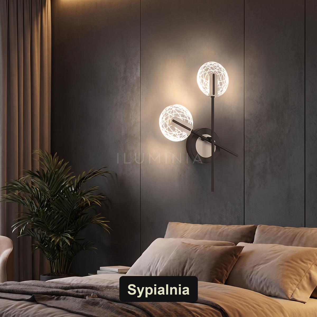 Kinkiet led na ścianę – designerski, energooszczędny | NOIVAR