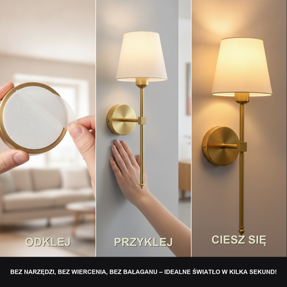 Kinkiet ledowy na baterie – bezprzewodowy RGB, 2 szt. – ujęcie 4