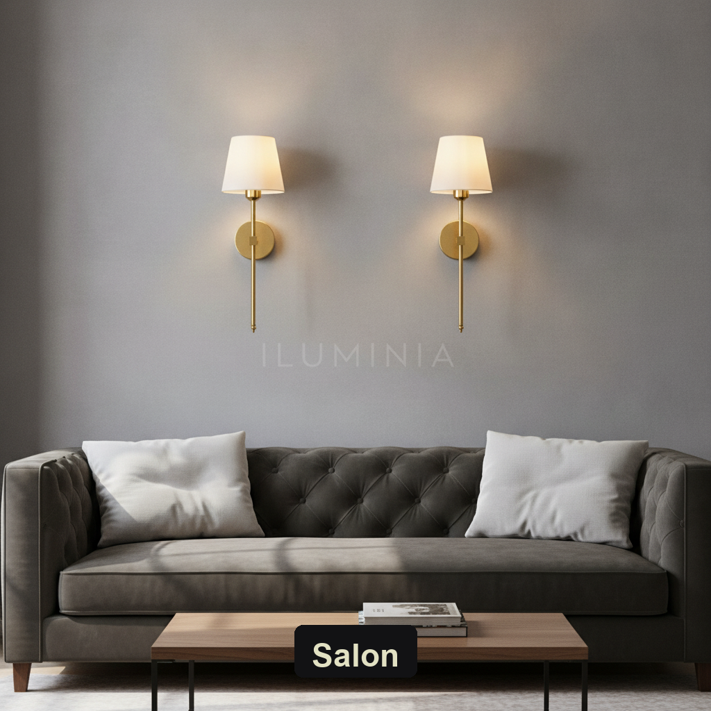 Kinkiet ledowy na baterie – bezprzewodowy RGB, 2 szt. | NOVARA – salon