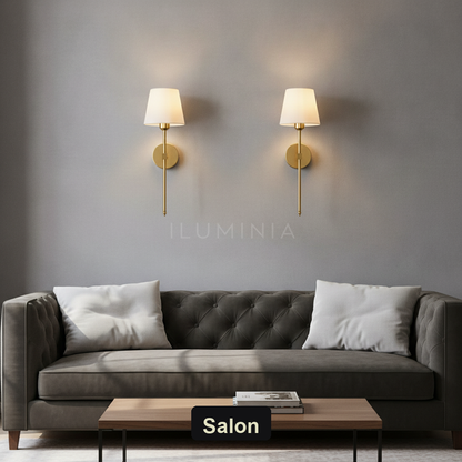 Kinkiet ledowy na baterie – bezprzewodowy RGB, 2 szt. | NOVARA – salon