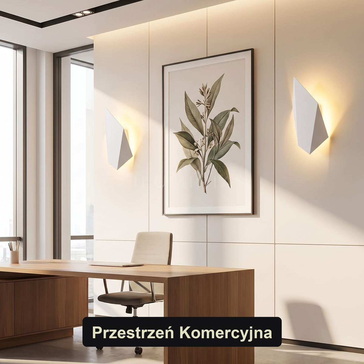 Kinkiet ledowy nowoczesny – geometryczny design | GOULETI