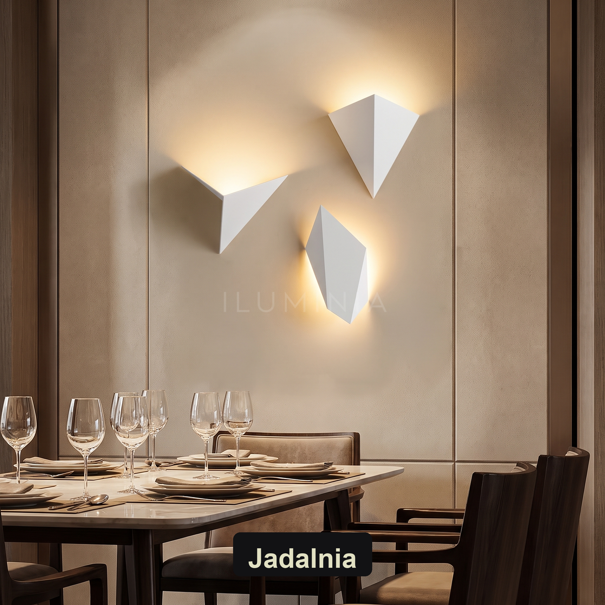 Kinkiet ledowy nowoczesny – geometryczny design | GOULETI