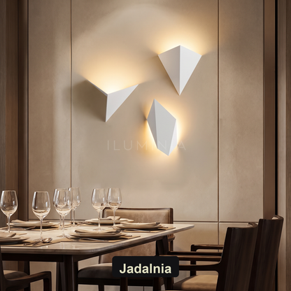 Kinkiet ledowy nowoczesny – geometryczny design | GOULETI