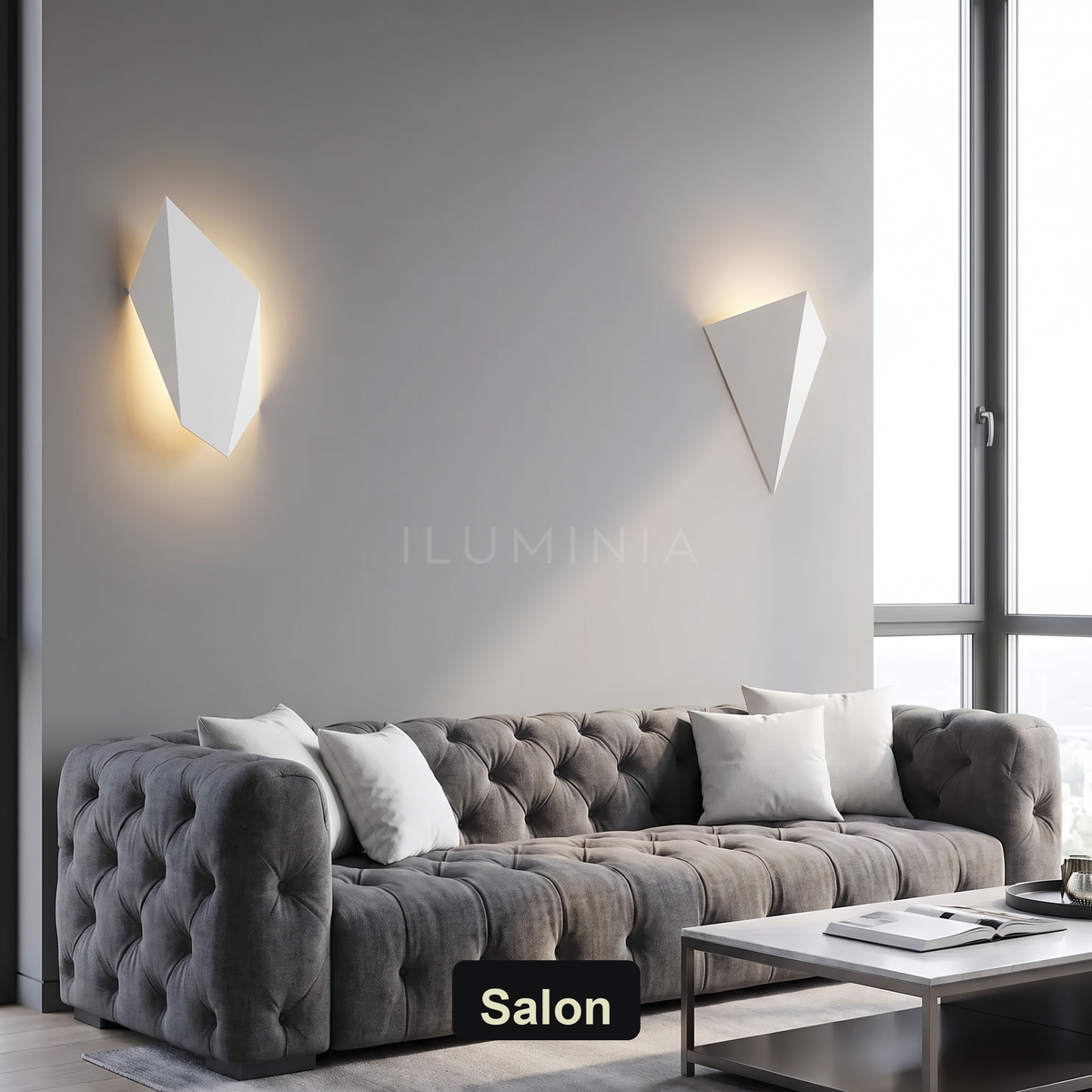 Kinkiet ledowy nowoczesny – geometryczny design | GOULETI