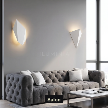 Kinkiet ledowy nowoczesny – geometryczny design | GOULETI
