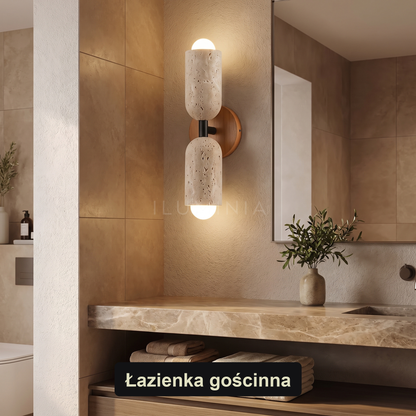 Kinkiet mocowany do lustra | STONAR