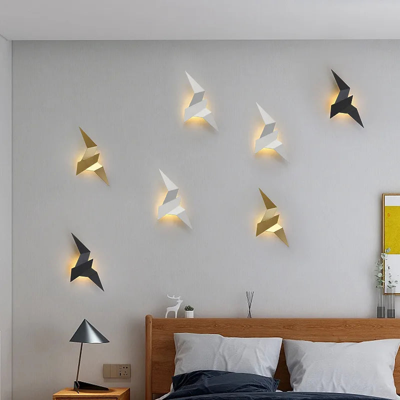 Kinkiet ptak – dekoracyjny LED – ujęcie 4
