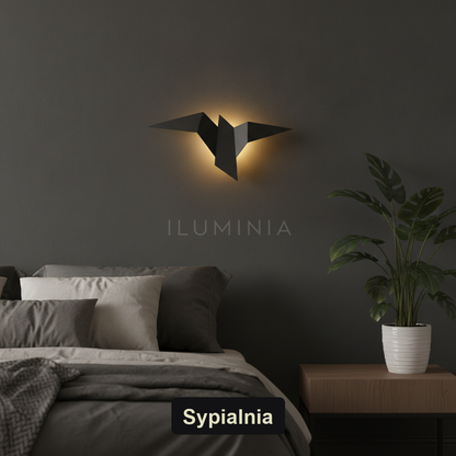 Kinkiet ptak – dekoracyjny LED | AVELLA – sypialnia