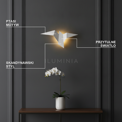 Kinkiet ptak – dekoracyjny LED | AVELLA – cechy i funkcje