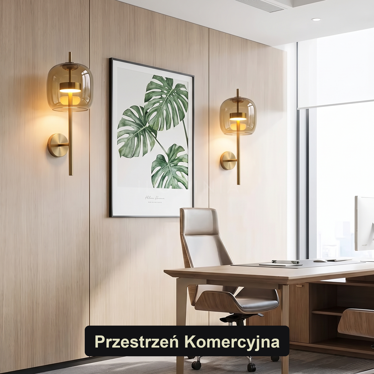Kinkiet szklany klosz – minimalistyczny | GLASSI
